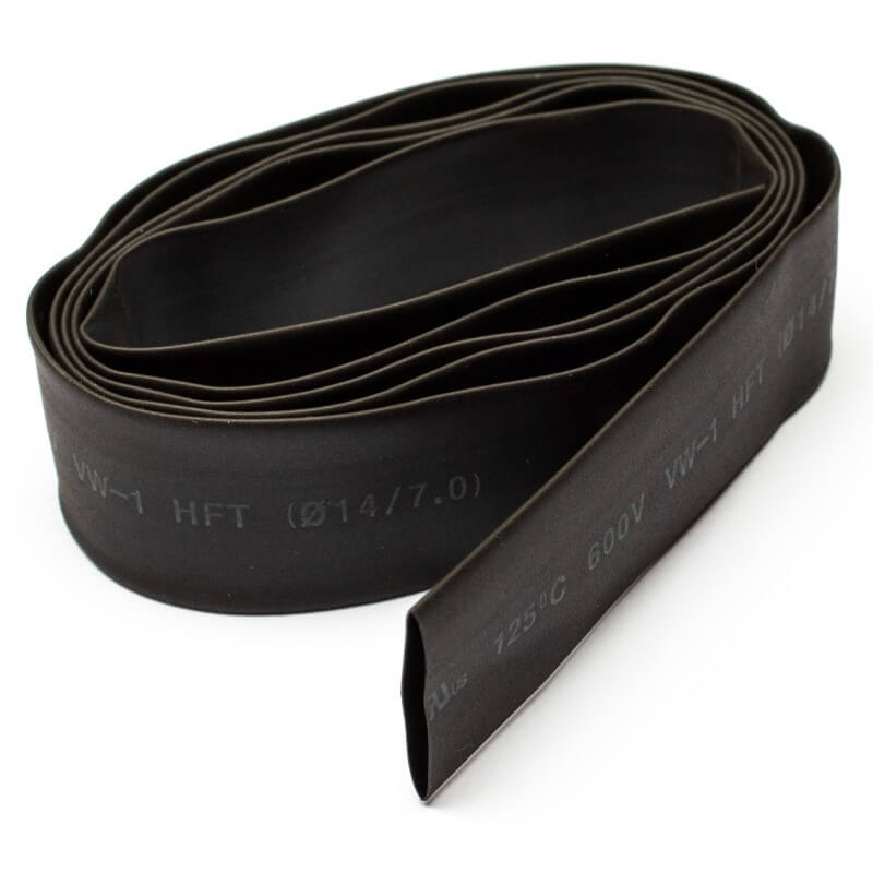 Gaine thermo 14mm x 1m noir BEEC4014K