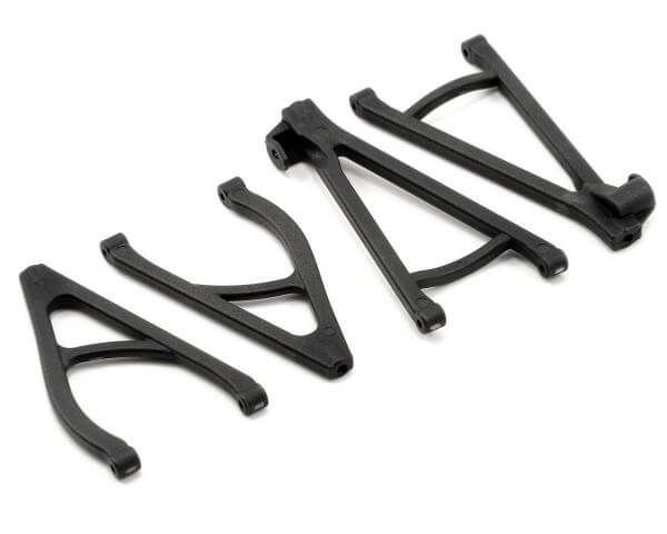 Triangles de suspension AR sup et inf - Traxxas TRX7132R      ( empattement long 10 mm )