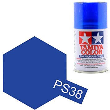 Peinture Lexan PS38 bleu translucide - Tamiya 86038