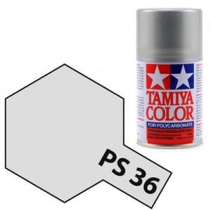 Peinture Lexan PS36 argent translucide - Tamiya 86036