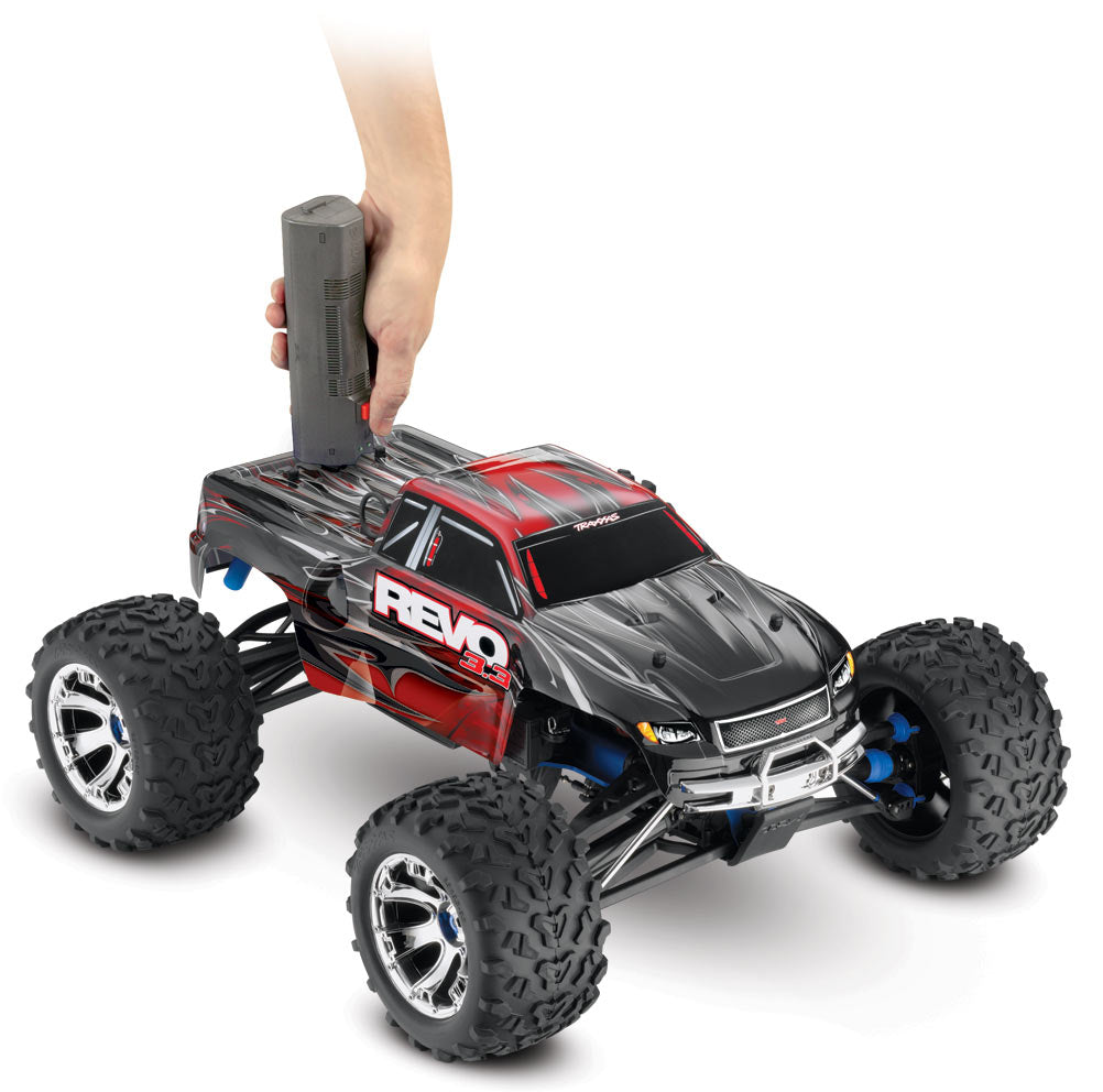 Revo 3.3 4wd Nitro Wireless / télémétrie TSM TQi RTR - Traxxas 53097-3 bleu