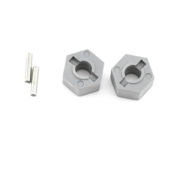 Hexagones de roues + goupilles x2 AV - Traxxas 3654