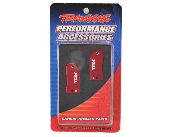 Etriers de fusées (30 degrés), rouge aluminium - Traxxas 3632X