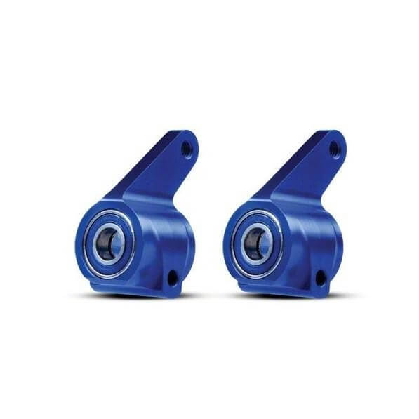 Fusées de direction gauche/droit Alu Bleu - Traxxas 3636A