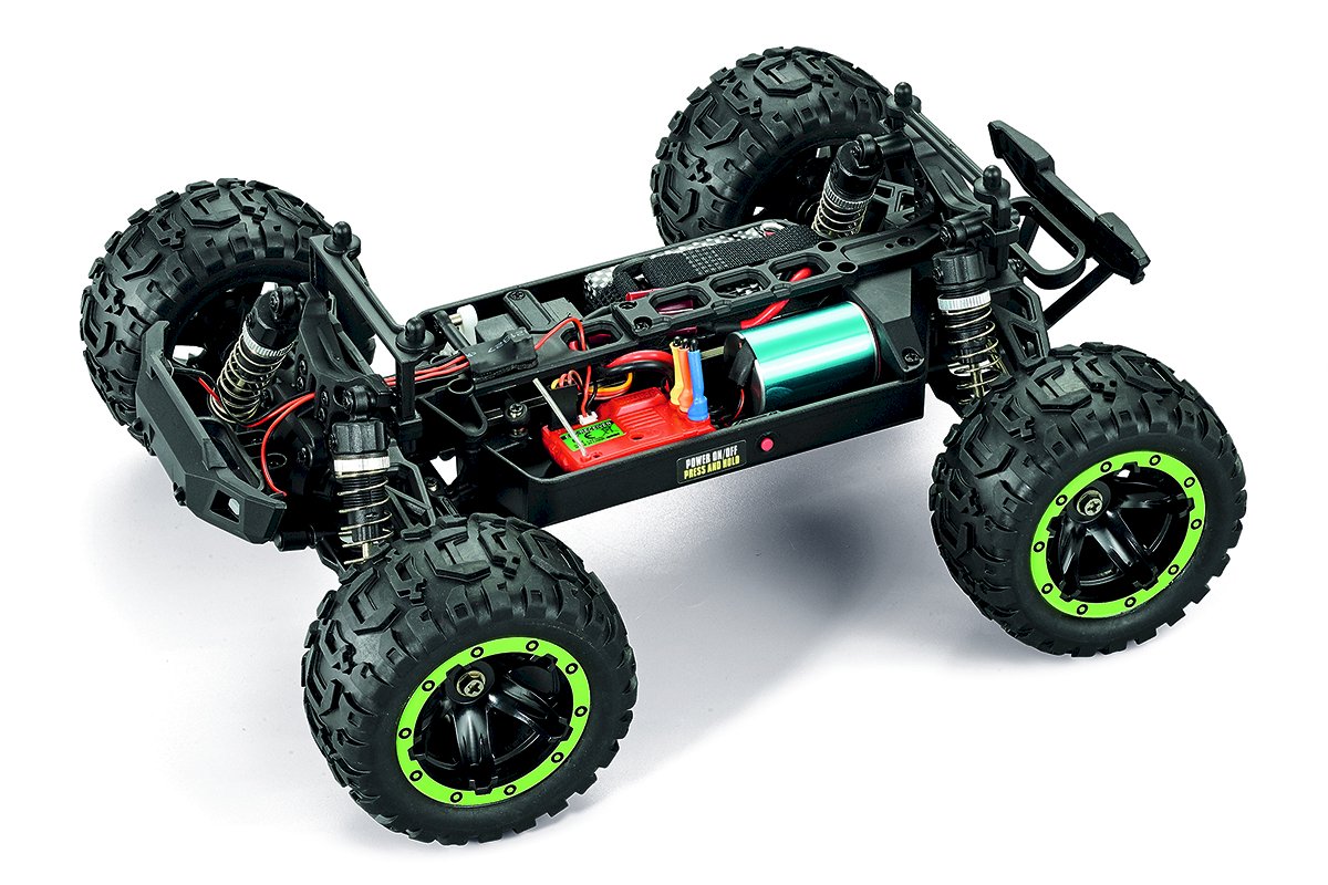 Monster Slyder MT Turbo Hyper rapide 2S Brushless 4WD RTR 540208 verte