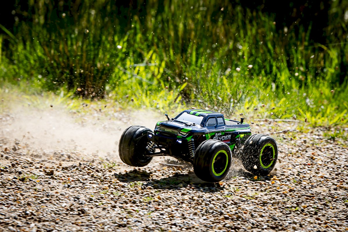 Monster Slyder MT Turbo Hyper rapide 2S Brushless 4WD RTR 540208 verte