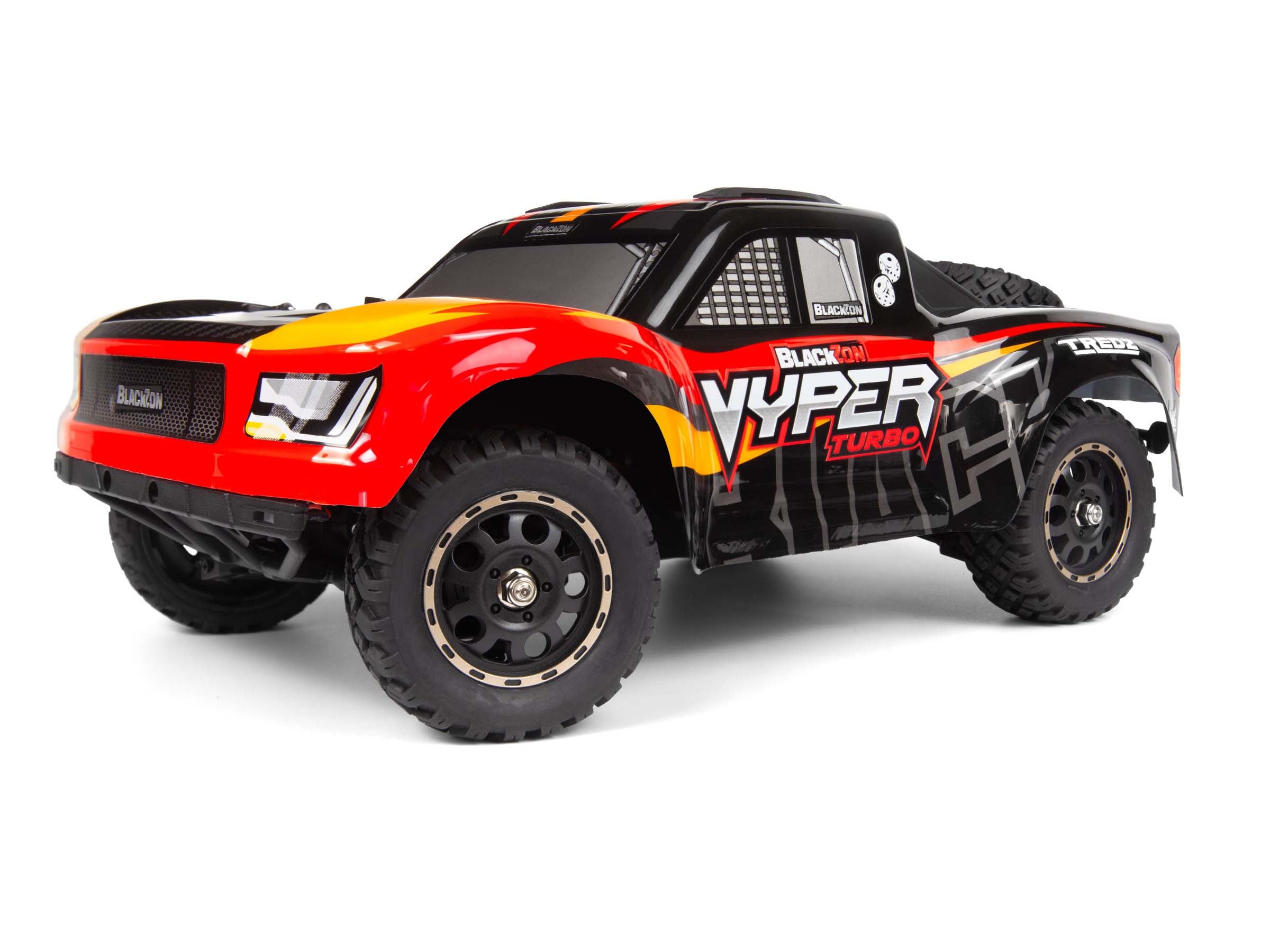Backzon Vyper 1/16 brushless 45km/h lipo 2S SC Turbo 4WD RTR rouge