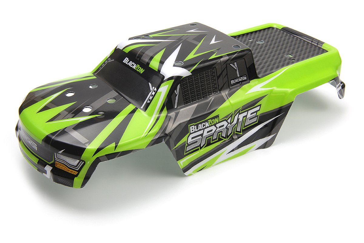 Carrosserie vert Blackzon Spryte MT - 540342 - Breizh Modélisme.