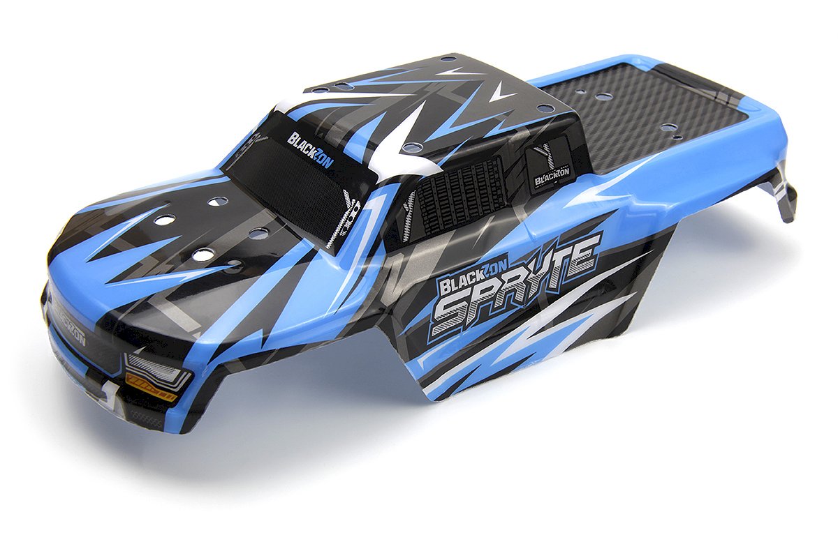Carrosserie bleu Blackzon Spryte MT - 540343 - Breizh Modélisme.