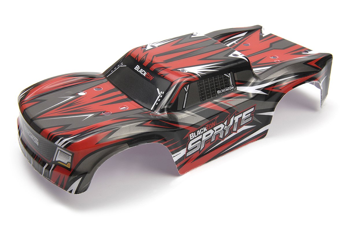 Carrosserie rouge Blackzon Spryte ST - 540348 - Breizh Modélisme.