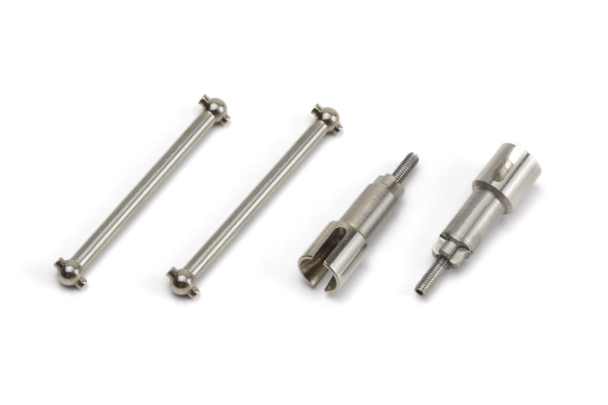 Essieu arrière et arbres de transmission Blackzon (acier/2 pièces) - 540474