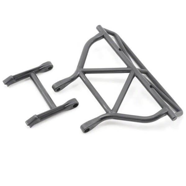 Pare-choc arriere noir + support de pare-choc - Traxxas TRX5836