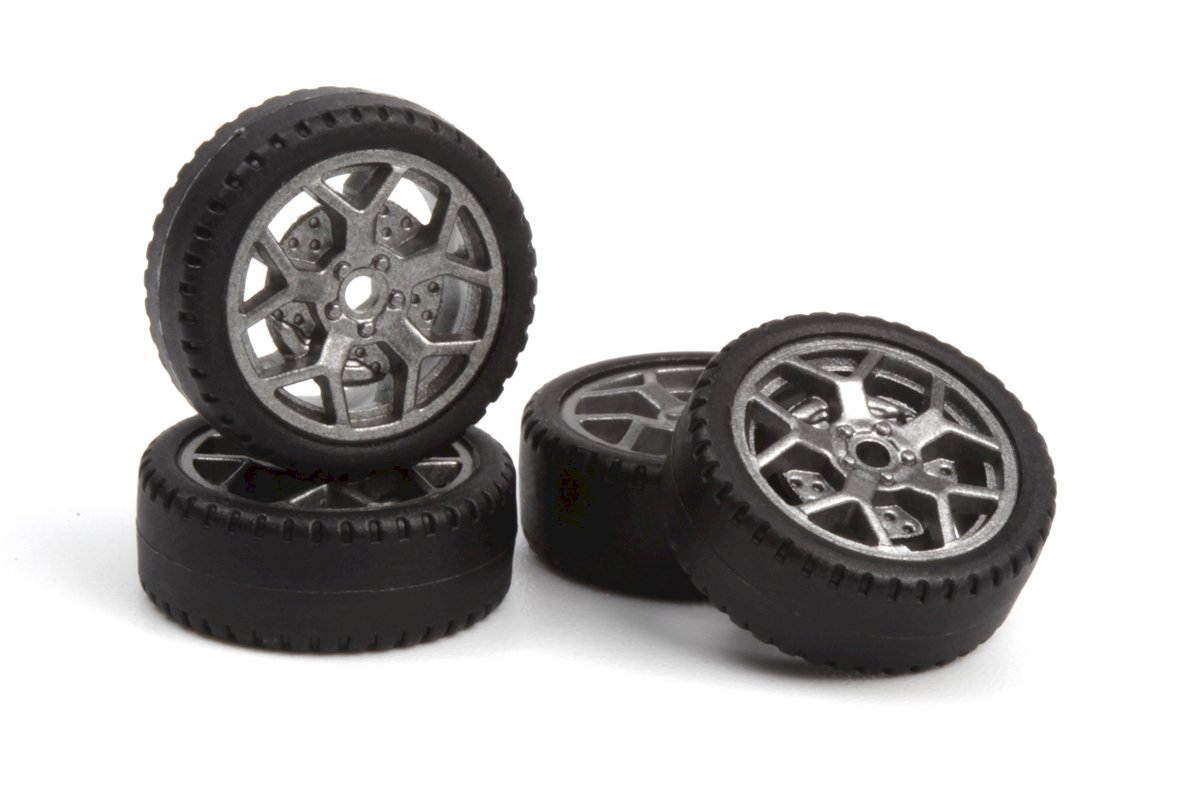 Roues/pneus assemblés Drift (4 pcs) Blackzon - 548142 - Breizh Modélisme.
