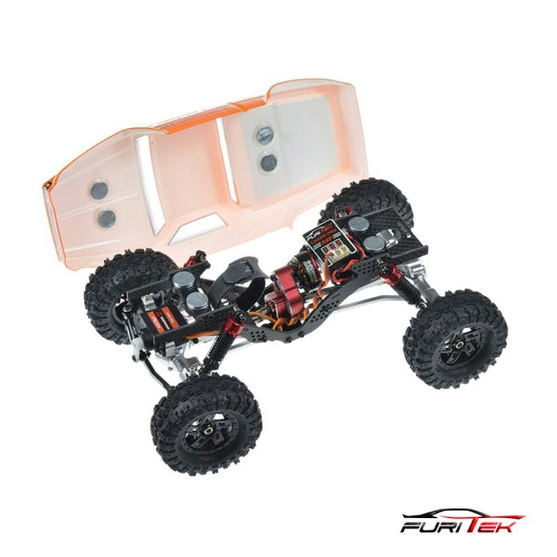 Crawler Furitek Cayman Pro V2 4X4 1/18 orange Brushless - FUR2519