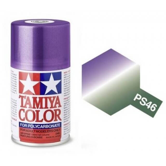 Peinture Lexan PS46 Violet / Vert - Tamiya 86046