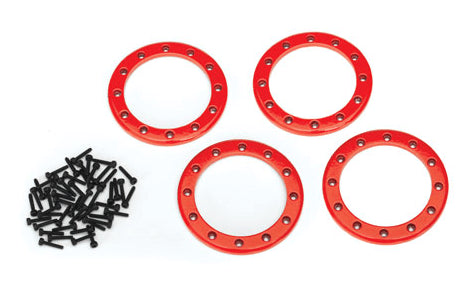 Beadlock 2.2 Rouge Alu (x4) - Traxxas 8168R"