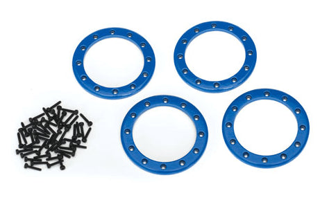 Beadlock 2.2 Bleu Alu (x4) - Traxxas 8168X"