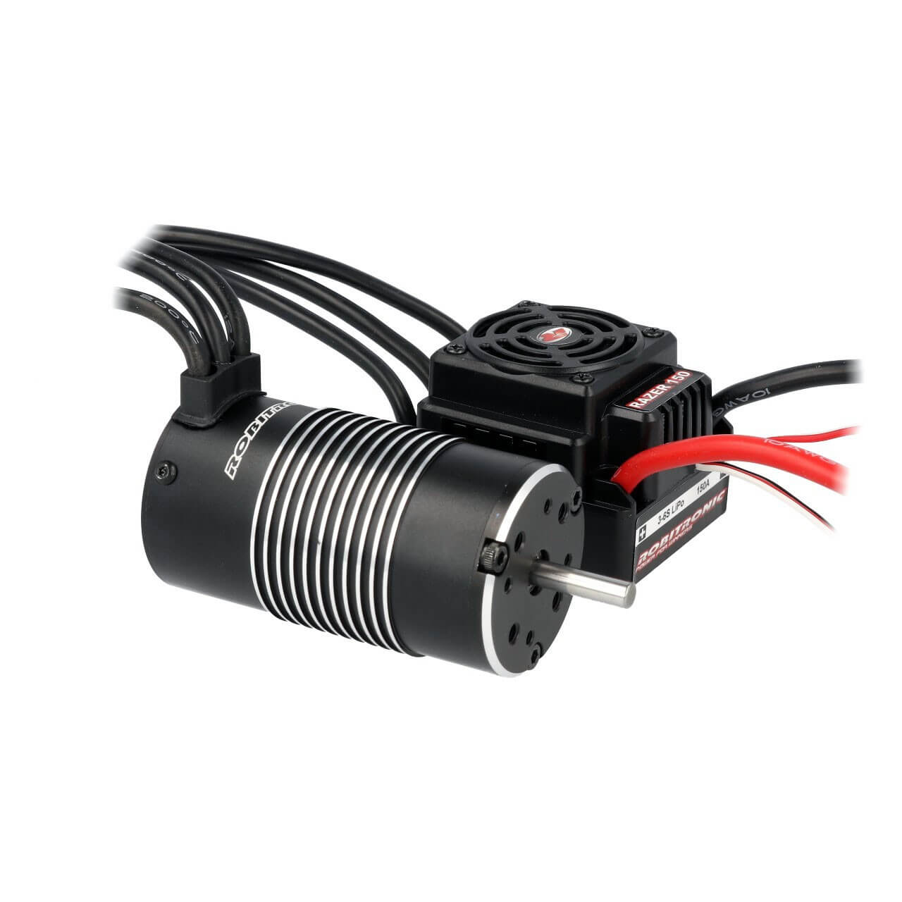 Combo moteur variateur brushless 1/8 - 150A 4274 2000kV - Axe 5mm R01263