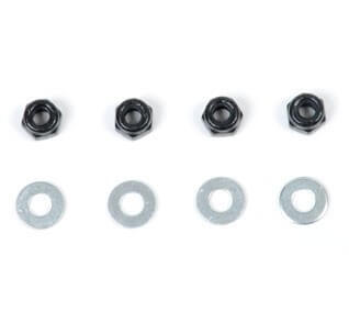 4 Rondelles M4 + Écrous frein - T2M T4900/22