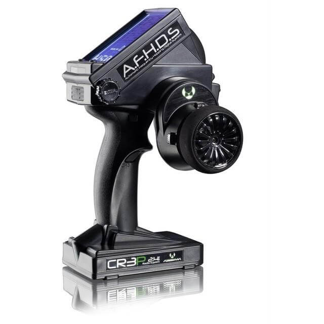 Radio Voitures RC 1/8 et 1/10 - 3 voies CR3P" 2.4GHz avec Récepteur"