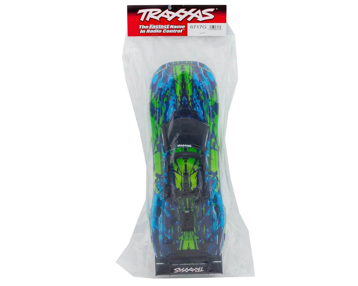 Traxxas 6717G Carrosserie vert Rustler 4x4 VXL
