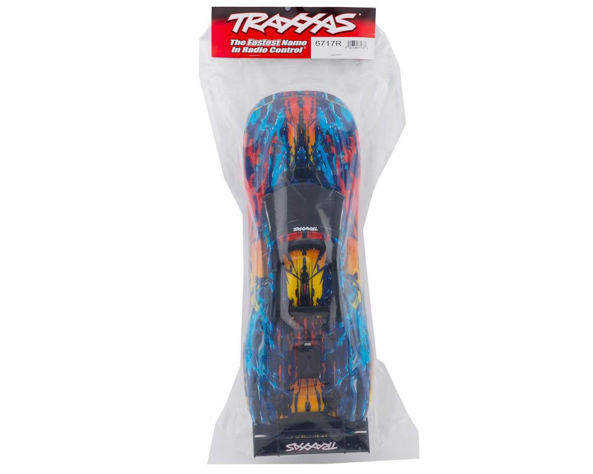 Traxxas 6717R Carrosserie orange Rustler 4x4 VXL