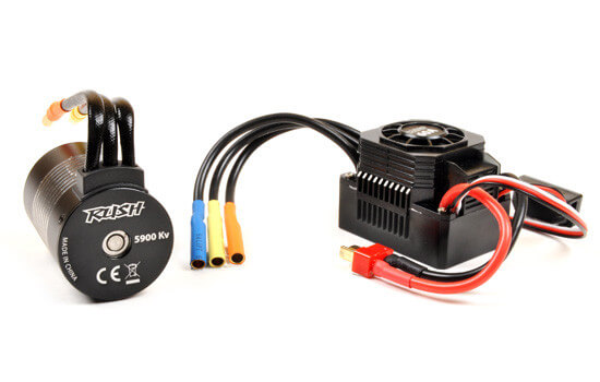 Combo moteur brushless 1/10 Piste 5900KV T2M T4900759 Axe 3,175mm