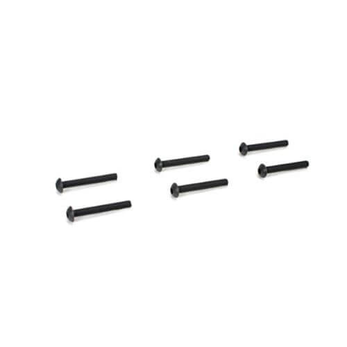 6 Vis  M3.5x25mm tete ronde btr pour B8ER Team Magic 123525BU