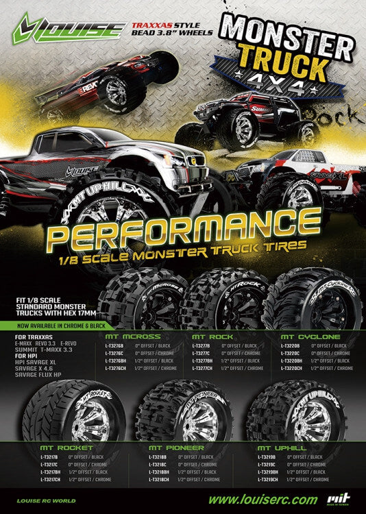 2 Pneus et jantes Louise MT-Rock 3.8 Offset 1/2 3277BH