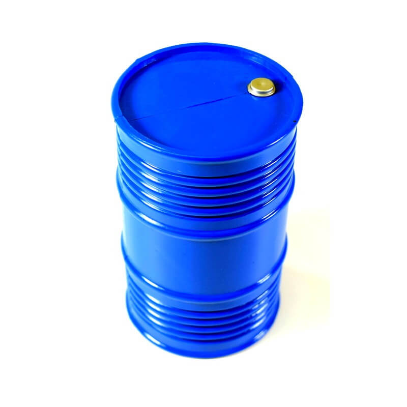 Petit Bidon en plastique bleu (95 x 60mm) - Accessoires pour crawler 1/10