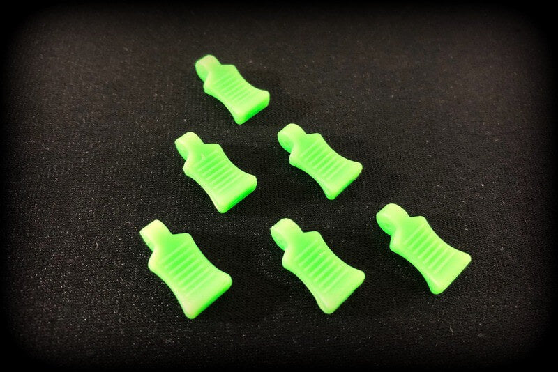 Absima Attelle en caoutchouc vert fluo pour clips de carrosserie 2440056