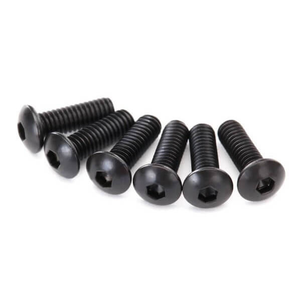 6 Vis BTR tête bombée 2,5x8mm Traxxas 2617
