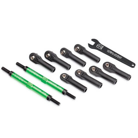 Biellettes aluminium vert avant/arrière (x2) - Traxxas 8638G