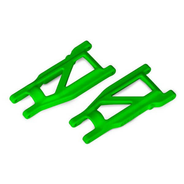 Triangles de suspension avant et arrière vert renforcés (x2) - Traxxas 3655G