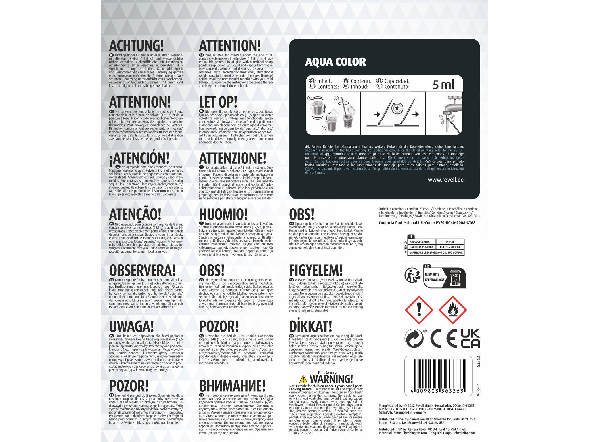 Maquette militaire Revell 63363 Flakpanzer IV "Möbelwagen" 3.7cm Flak avec accessoires de base
