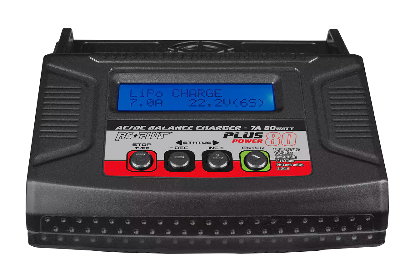 Chargeur lipo 80W pour accus 1 à 6S et Ni-Mh