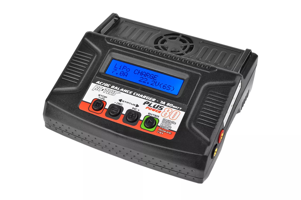 Chargeur lipo 80W pour accus 1 à 6S et Ni-Mh