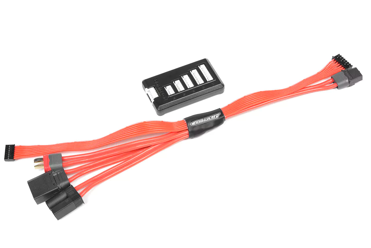 Câble de charge/équilibrage multiple 3 en 1 - XT90 - EC5 - Dean 6S