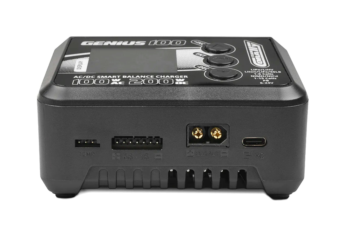 Chargeur Balance Genius 100 AC/DC 100W pour Lipo 1-6S NiMH Version EURO