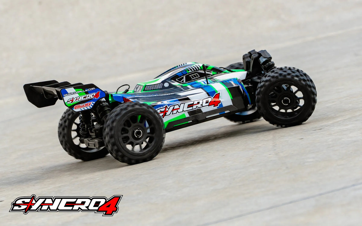 Buggy Corally Syncro 4 verte Brushless 3 -4S RTR 1/8 C-00295 - Breizh Modélisme.