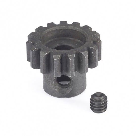 Pignon moteur Acier module M1.0 15T diamètre 5mm voiture 1/8