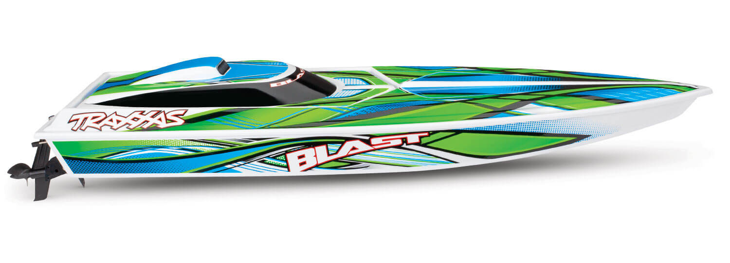 Offshore Traxxas Blast TQ RTR vert 35km/h 38104-8