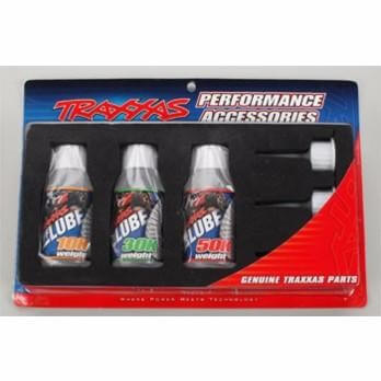 Traxxas 5136X Kit huile differentiel 10 000, 30 000, 50 000 / 3x50ml