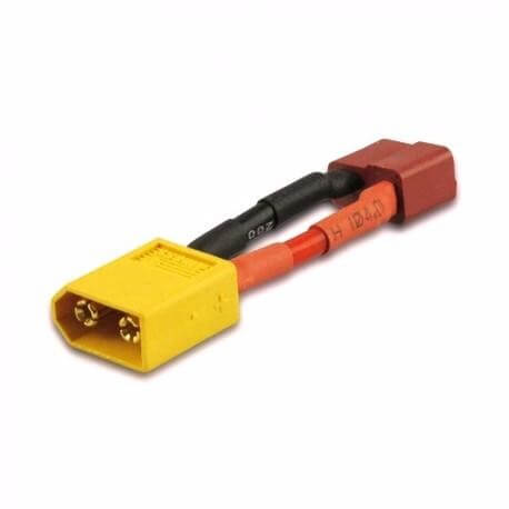Adaptateur bloc XT60 Mâle/Dean femelle - HRC9131B