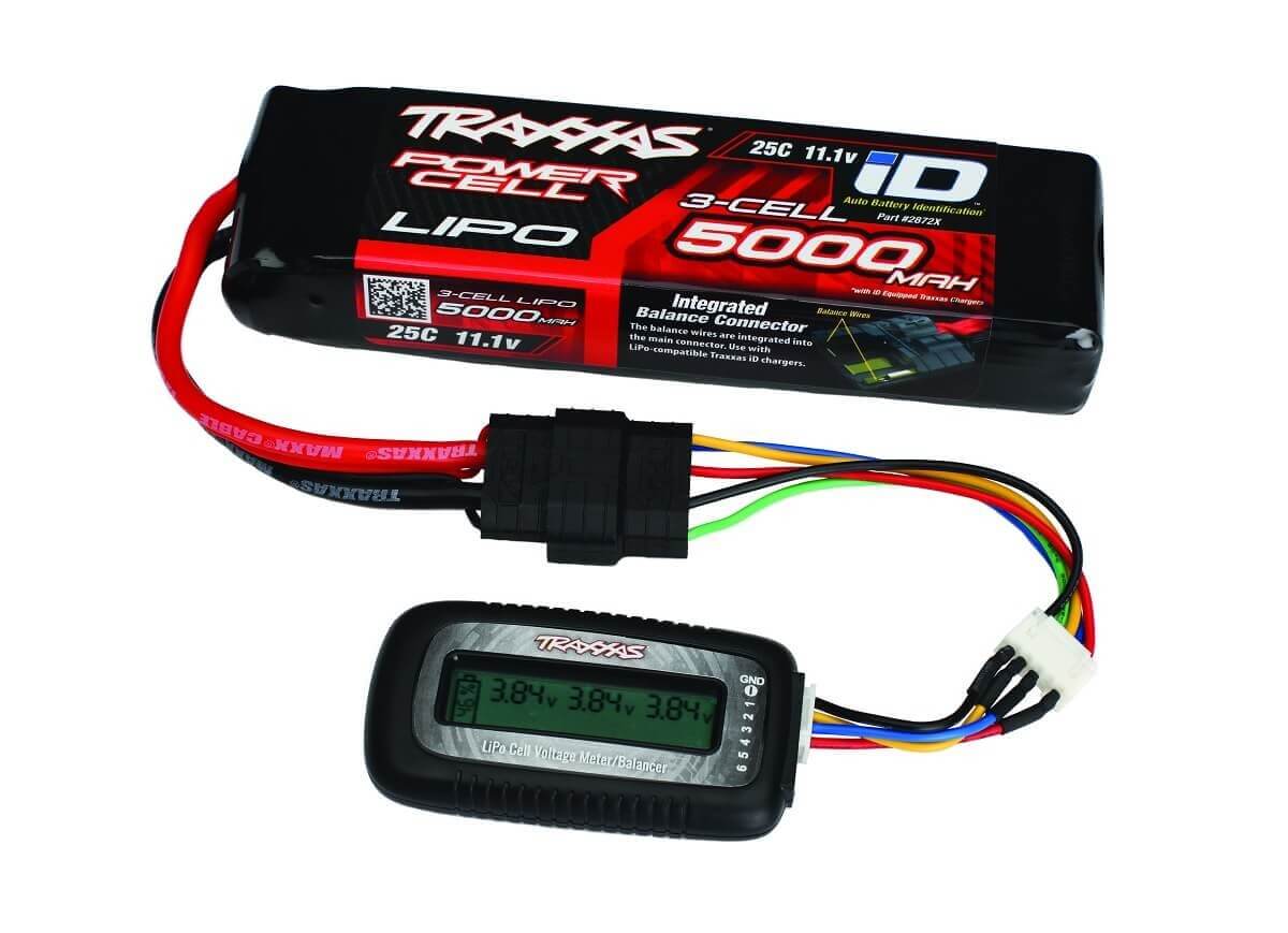 Traxxas 2968X Testeur équilibreur batteries LiPo avec adaptateur