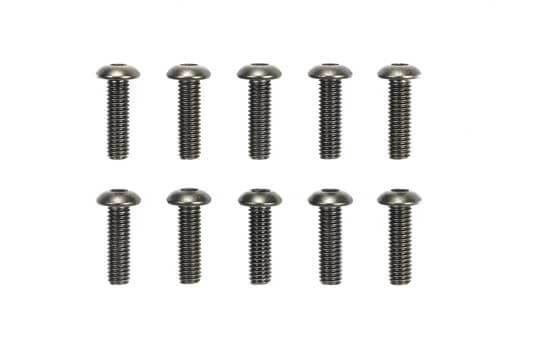 Vis 3x10mm acier Tête ronde (x10) - Tamiya 51628