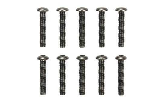 Vis 3x16mm acier Tête ronde (x10) - Tamiya 51632