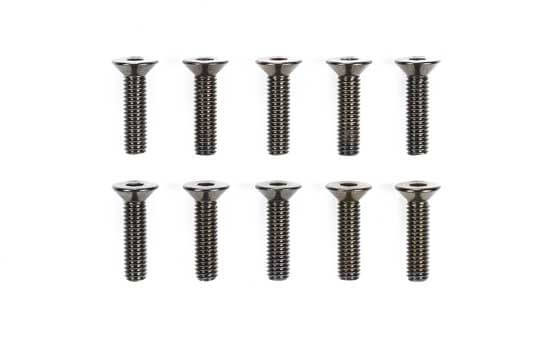 Vis 3x12mm acier Tête fraisée (x10) - Tamiya 51631