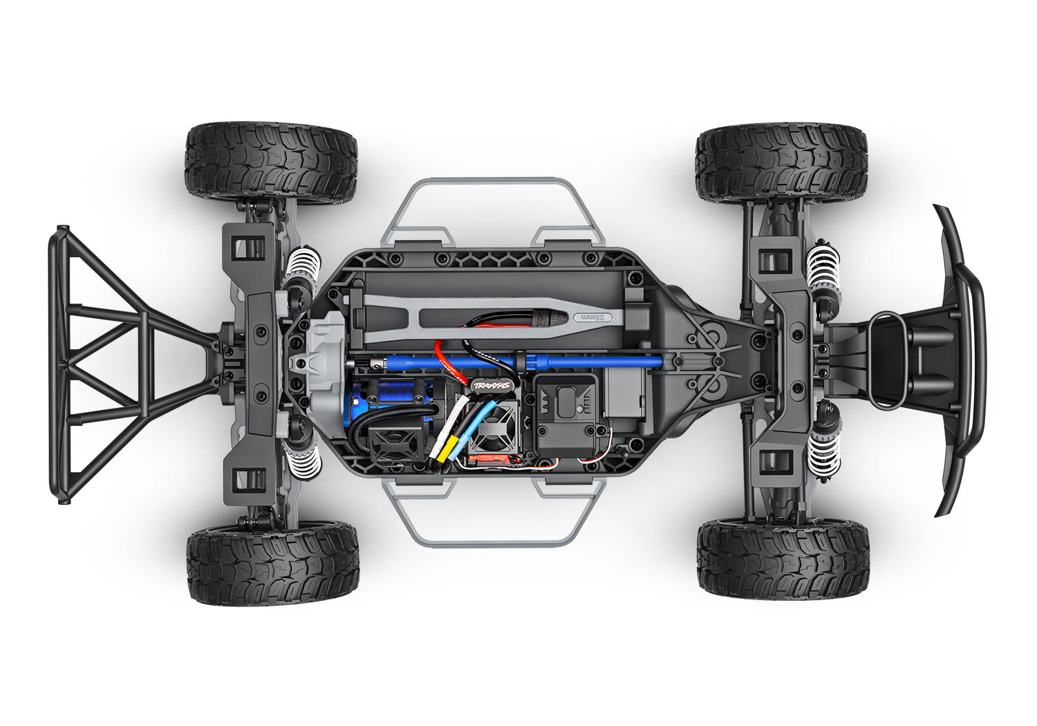 Traxxas Slash 4x4 VX3 Brushless vert 68454-4- - Breizh Modélisme.