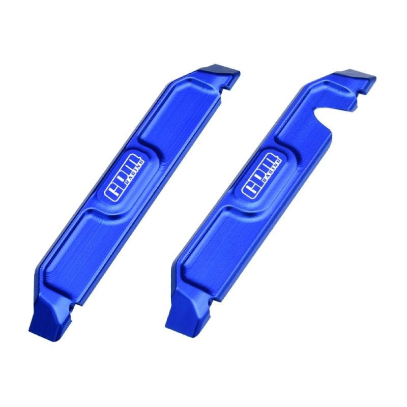 Châssis Alu-Nerf Bars bleu (2) GPM TRX Mini Maxx - GPMTXMM014B - Breizh Modélisme.